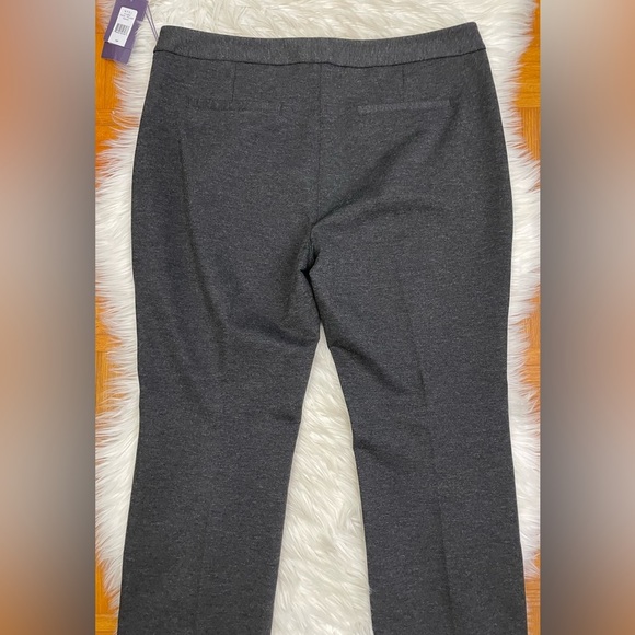 NWT NYDJ Slim Trouser Pants in Ponte Knit Charcoal Gray Plus Size 16P - Picture 7 of 10